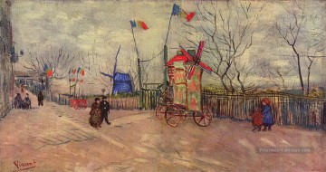 Les Allotissements à Montmartre Vincent van Gogh Peinture à l'huile